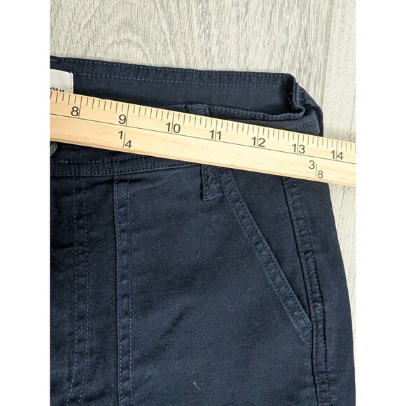J Crew Navy Blue Cargo Utility Pants Size 25 Cotton Stretch - Picture 4 of 7